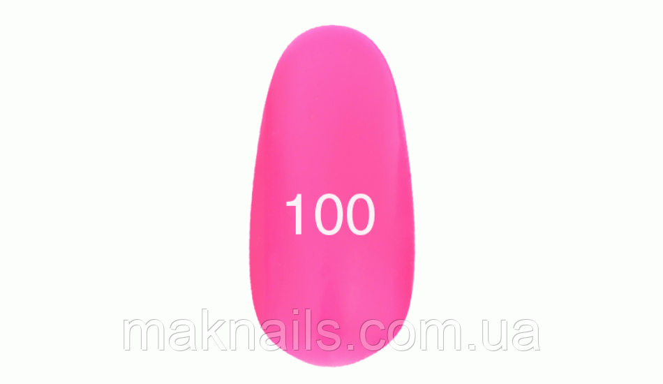 Гель лак №100 (неоново-рожевий) 7 мл.