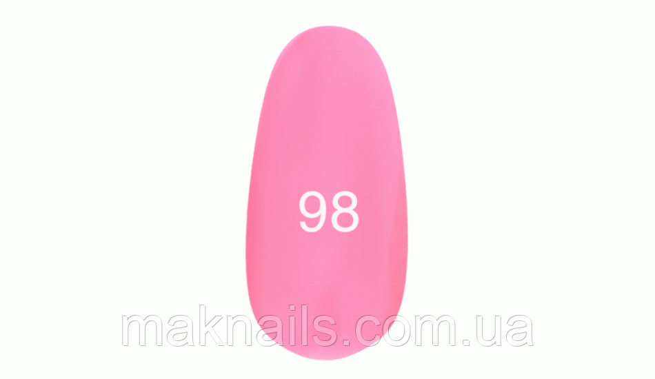Гель лак №98 (рожевий) 7 мл.