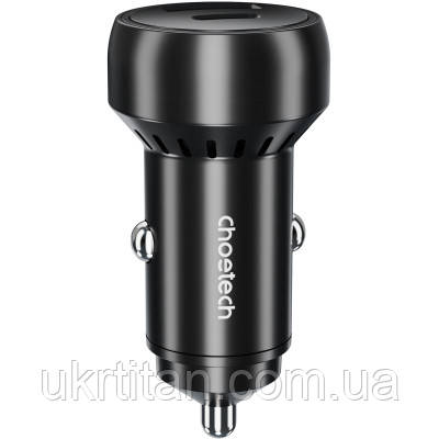 Оригінал! Зарядний пристрій Choetech USB-C+USB-A 60W QC3.0/PD/PPS black (TC0014-BK) - Вища Якість!, фото 1