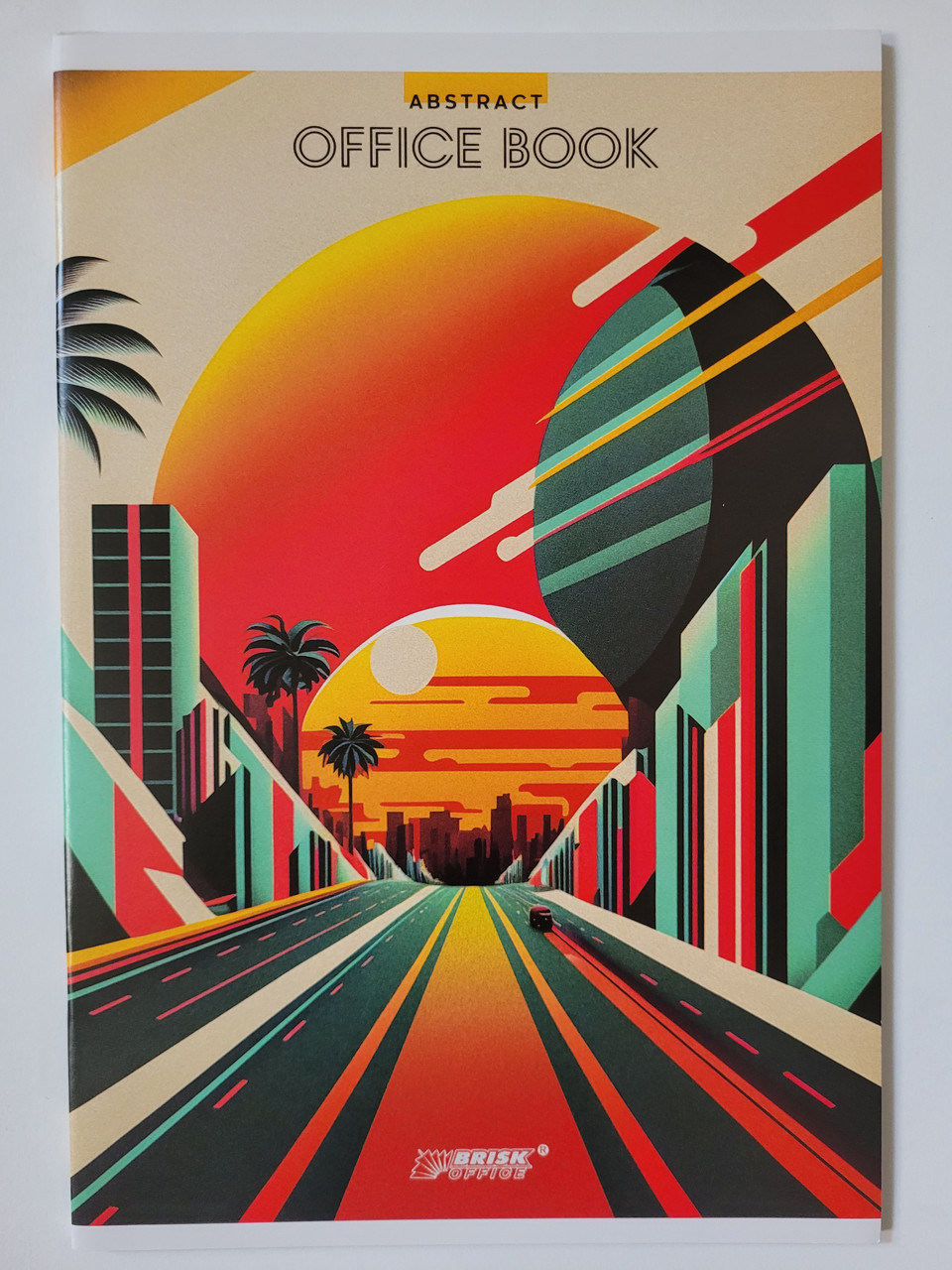 Книга канцелярська A4, 60 арк. клітинка, м. обк. "Бріск GOLD" / Travel