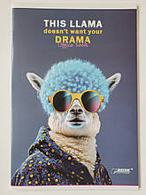 Книга канцелярська A4, 60 арк. клітинка, м. обк. "Бріск GOLD" / Happy