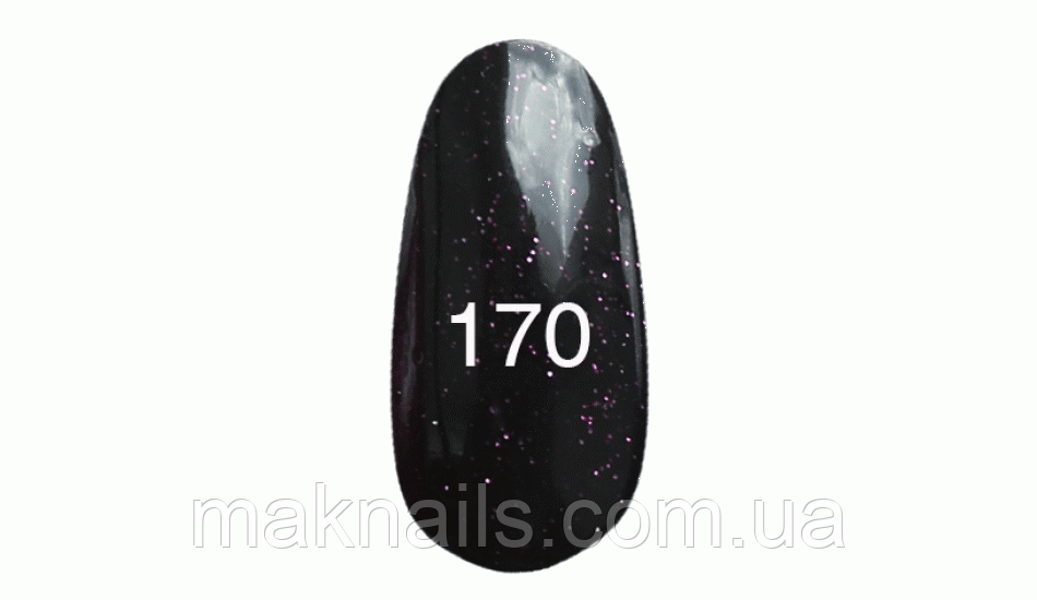 Гель лак № 171 чорно-синій перламутр 7мл