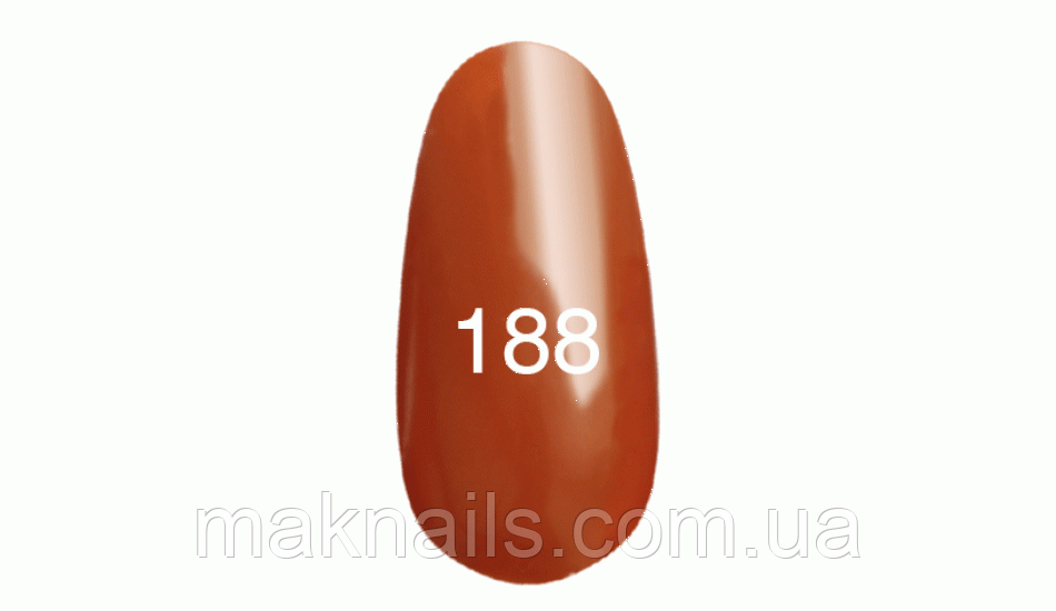 Гель лак № 188 тіціановий, емаль 7мл