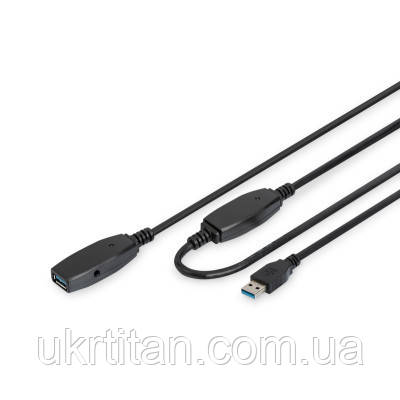 Оригінал! Дата кабель USB 3.0 AM/AF 5.0m Active Cable Digitus (DA-73104) - Вища Якість!, фото 1