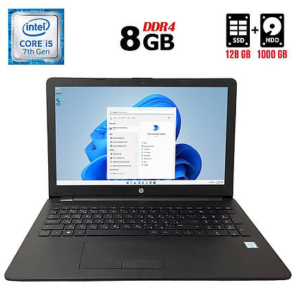 Ноутбук HP Pavilion 15-bs0xx/ 15.6" (1366x768)/ Core i5-7200U/ 8 GB RAM/ 128 GB SSD + 1000 GB HDD/ HD 620, фото 1