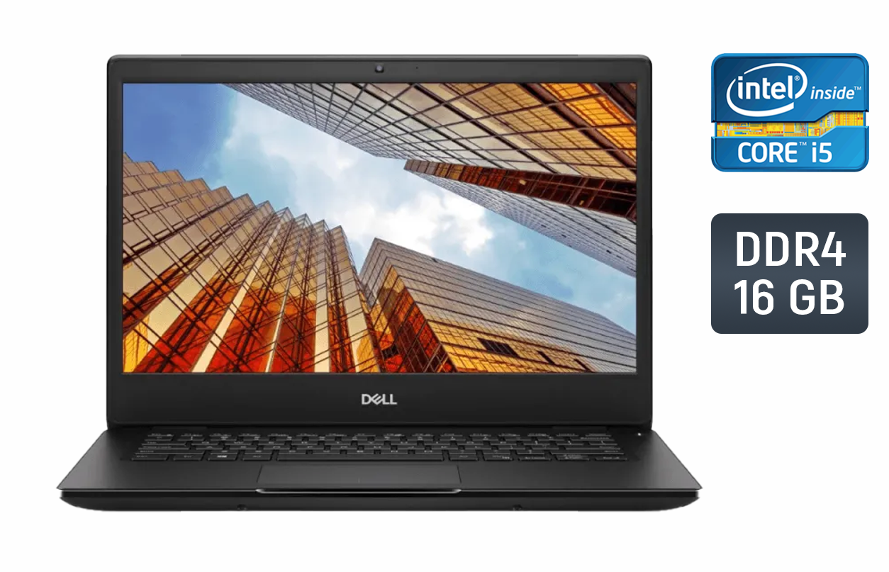 Ультрабук Dell Latitude 3400/ 14" (1920x1080)/ Core i5-8265U/ 16 GB RAM/ 512 GB SSD/ UHD 620