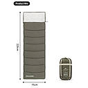 Спальник з капюшоном Naturehike LD350 CNK2300SD016, темно-зелений, фото 4