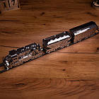 Колекційна модель-конструктор Metal Time Heavy Loco механічний вантажний карго-поїзд, фото 2