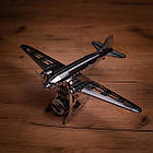 Колекційна модель-конструктор Metal Time Remarkable Douglas механічний літак DC-3, фото 2