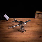 Колекційна модель-конструктор Metal Time Remarkable Douglas механічний літак DC-3, фото 4