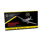 Колекційна модель-конструктор Metal Time Remarkable Douglas механічний літак DC-3, фото 7