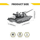 Колекційна модель конструктор Metal Time Bulat український танк T-64 Булат, фото 7