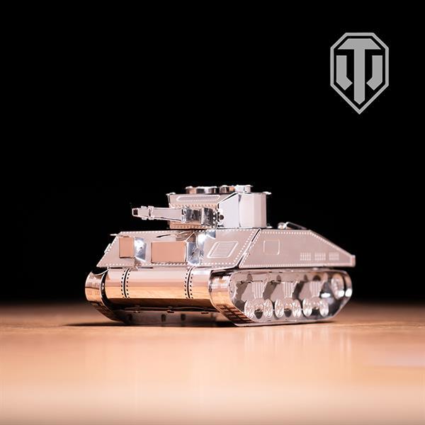 Колекційна модель-конструктор Metal Time M4 Sherman танк World of Tanks
