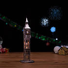 Колекційна модель-конструктор Metal Time The Great Bell годинникова вежа Біг-Бен настільний годинник, фото 3