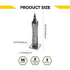 Колекційна модель-конструктор Metal Time The Great Bell годинникова вежа Біг-Бен настільний годинник, фото 4