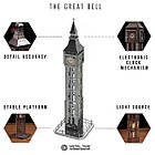 Колекційна модель-конструктор Metal Time The Great Bell годинникова вежа Біг-Бен настільний годинник, фото 6