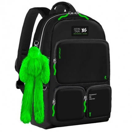 Рюкзак YES T-130 YES by Andre Tan Double plus black розмір 44х29х15 см, фото 1