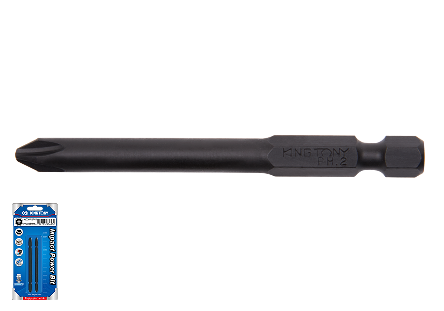 Біта магнітна 1/4" РН 3 х 150 мм (2шт)