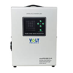 ДБЖ Перетворювач напруги Volt Polska SINUS PRO 900 E PLUS 12/230 V (600/900 W) [LiFePO4, MENU]