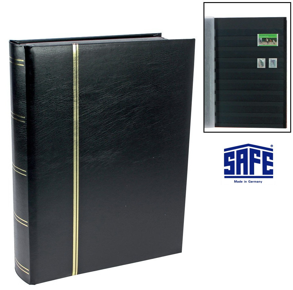 Кляссер SAFE - 64 страницы - А4 - чёрные листы - ватированная обложка - фото 1 - id-p33623680