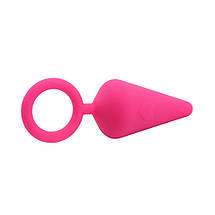 Анальна пробка Chisa Candy Plug рожевий, M, фото 3