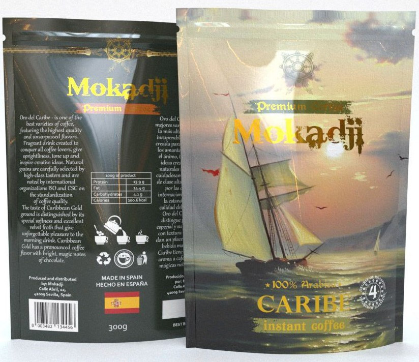 Кава розчинна Mokadji Сaribe 300г 100% Арабіка Іспанія