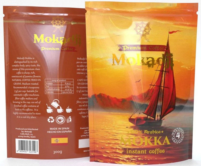 Кава розчинна Mokadji Моkka 300г 100% Арабіка Іспанія