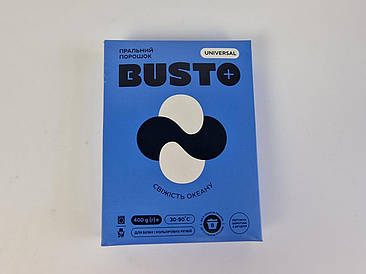 Стир.порошок BUSTO UNIVERSAL "Свіжість океану" 400 г (1 шт.)