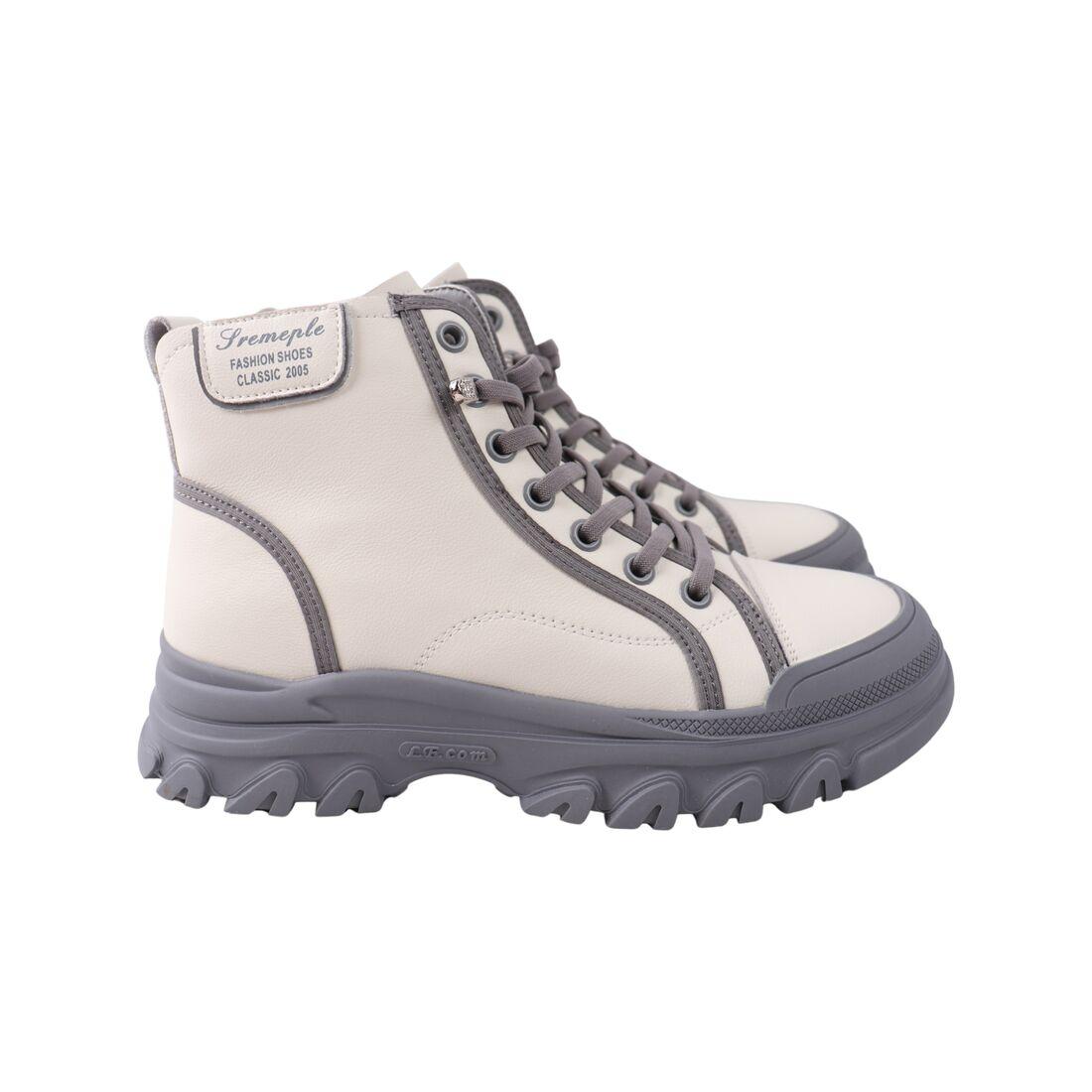 Черевики жіночі Farinni молочні натуральна шкіра, 40, фото 1