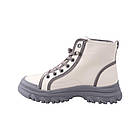 Черевики жіночі Farinni молочні натуральна шкіра, 40, фото 2