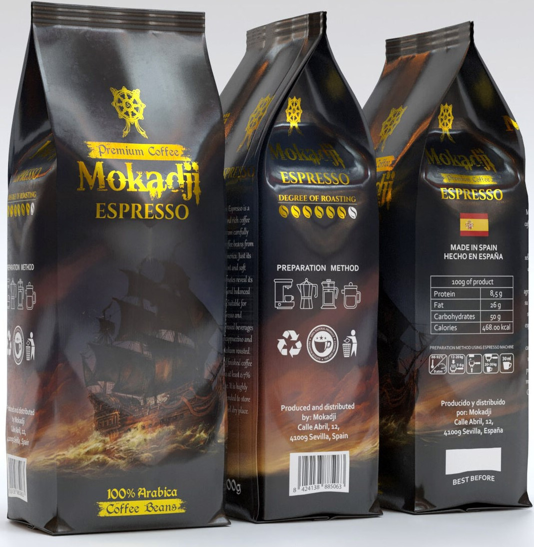 Кава в зернах Mokadji Espresso 1100г 100% Арабіка Іспанія