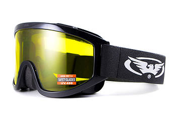 Захисні окуляри Global Vision Wind-Shield (yellow) Anti-Fog, жовті