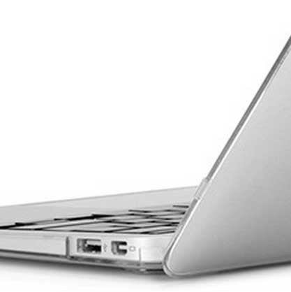 Ударопрочный чехол hardshell case для MacBook Air 13.3 Clear - фото 5 - id-p438647847