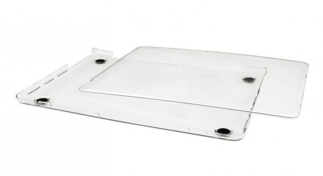 Ударопрочный чехол hardshell case для MacBook Air 13.3 Clear - фото 7 - id-p438647847