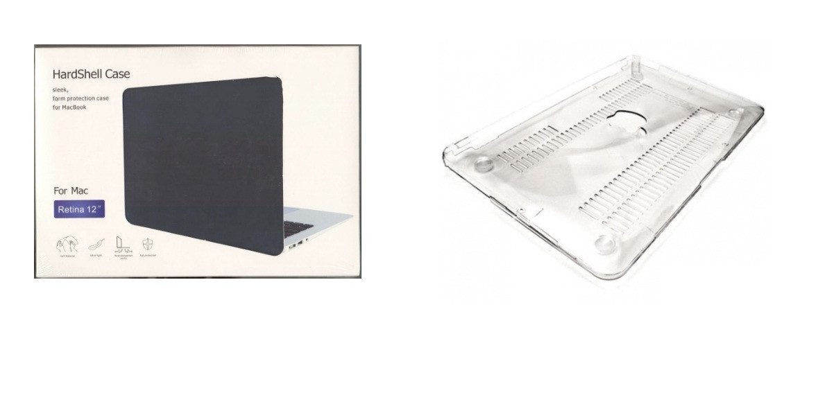 Ударопрочный чехол hardshell case для MacBook Air 13.3 Clear - фото 1 - id-p438647847