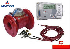 Лічильник тепла (теплочика, тепломір) Apator LQM-III-FAUN-60 DN-100 механічний фланцевий