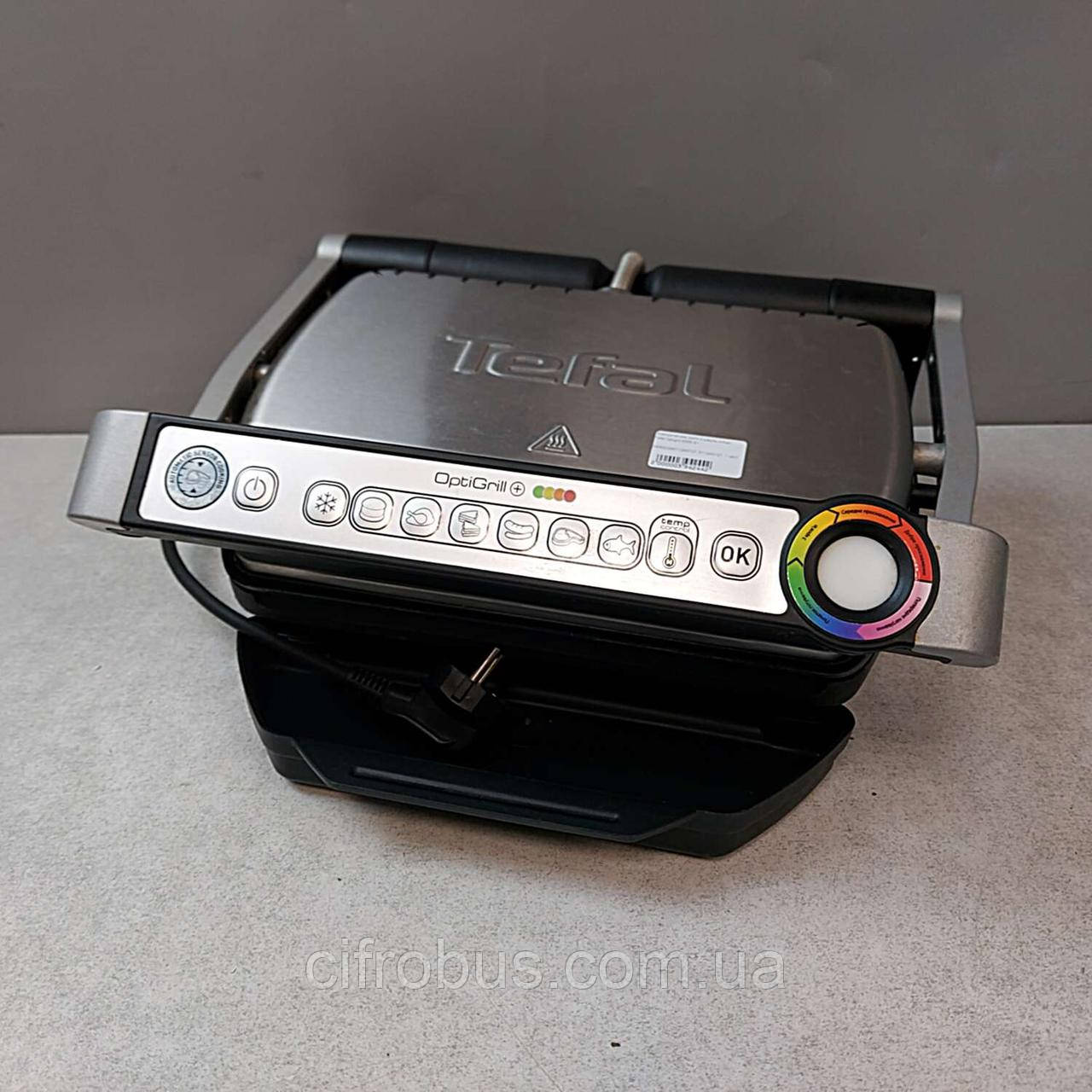 Електричний гриль шашличниця Б/У Tefal Optigrill 8355 S1, фото 1