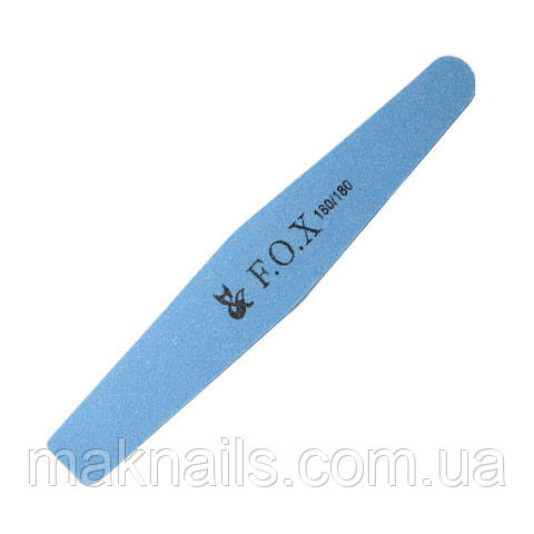 Баф F. O. X Х 180/180 (блакитний) для натуральних нігтів