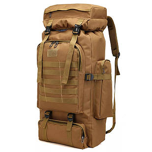 Рюкзак тактичний армійський койот 60л Darvall US-460
