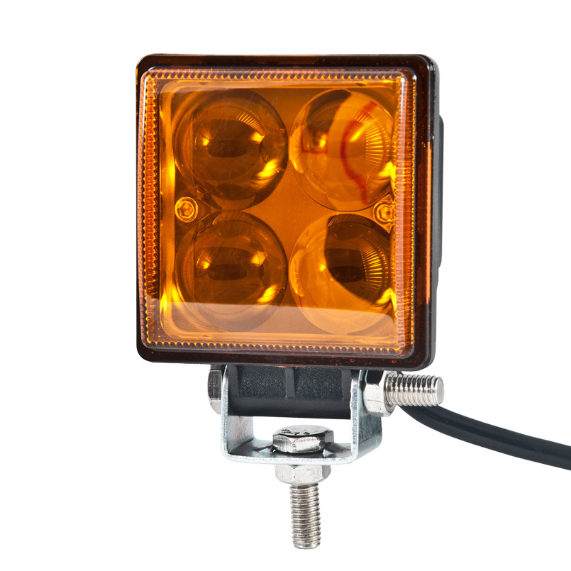 Доп LED-фара BELAUTO BOL0403QLA 800 Лм (точковий бурштиновий)