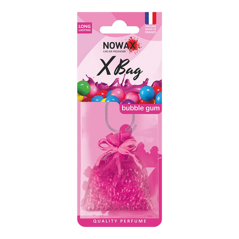 Ароматизатор у машину павучка для авто Nowax X Bag — Bubble Gum (NX07550)