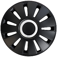 Ковпак Колісний Рекс (чорний-хром) R15