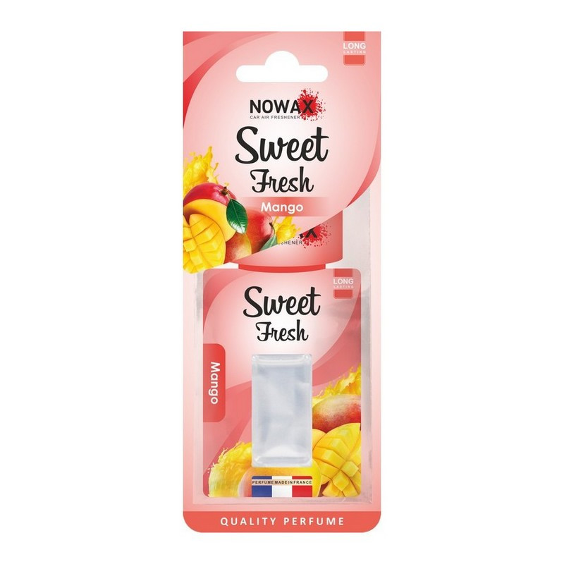 Ароматизатор у машину-пахучка для авто мембранний 5 мл Nowax Sweet Fresh Mango (NX07723)