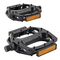 Велосипедні педалі GREY'S із алюмінієвого сплаву, чорні, 1 пара