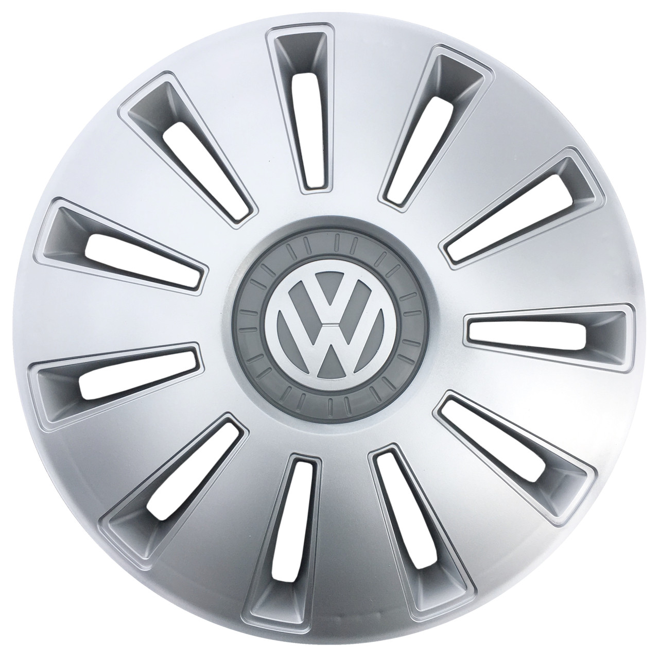 Автомобільні ковпаки Volkswagen R15" Сріблясті 4 шт.