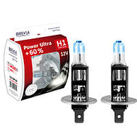 Галогенові лампи Brevia H1 Power Ultra + 60% 12 V 55 W