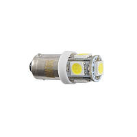 Автолампи світлодіодні Solar 12 V T85 BA9s 5smd 5050 white (LS246_P)