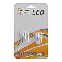 Автолампи світлодіодні Solar LED 12 V T10 W21x95d 1SMD 1 W white 2 шт (LS241_b2)