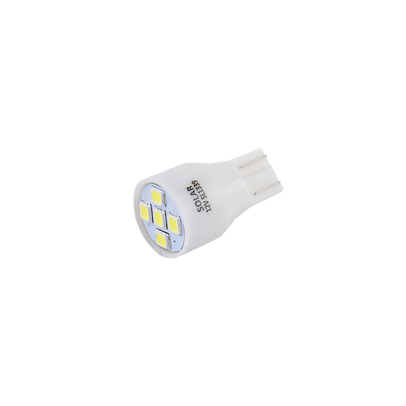 Світлодіодні LED автолампи SOLAR Premium Line 12 V T10 W21x95d 5SMD 2835 white блістер 2шт (SL1339), фото 1
