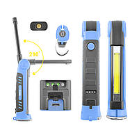 Ліхтар для СТО і для кемпінгу інспекційний магніт-гак 2в1 Brevia Ultra-slim 3W Ручний світлодіодний ліхтарик